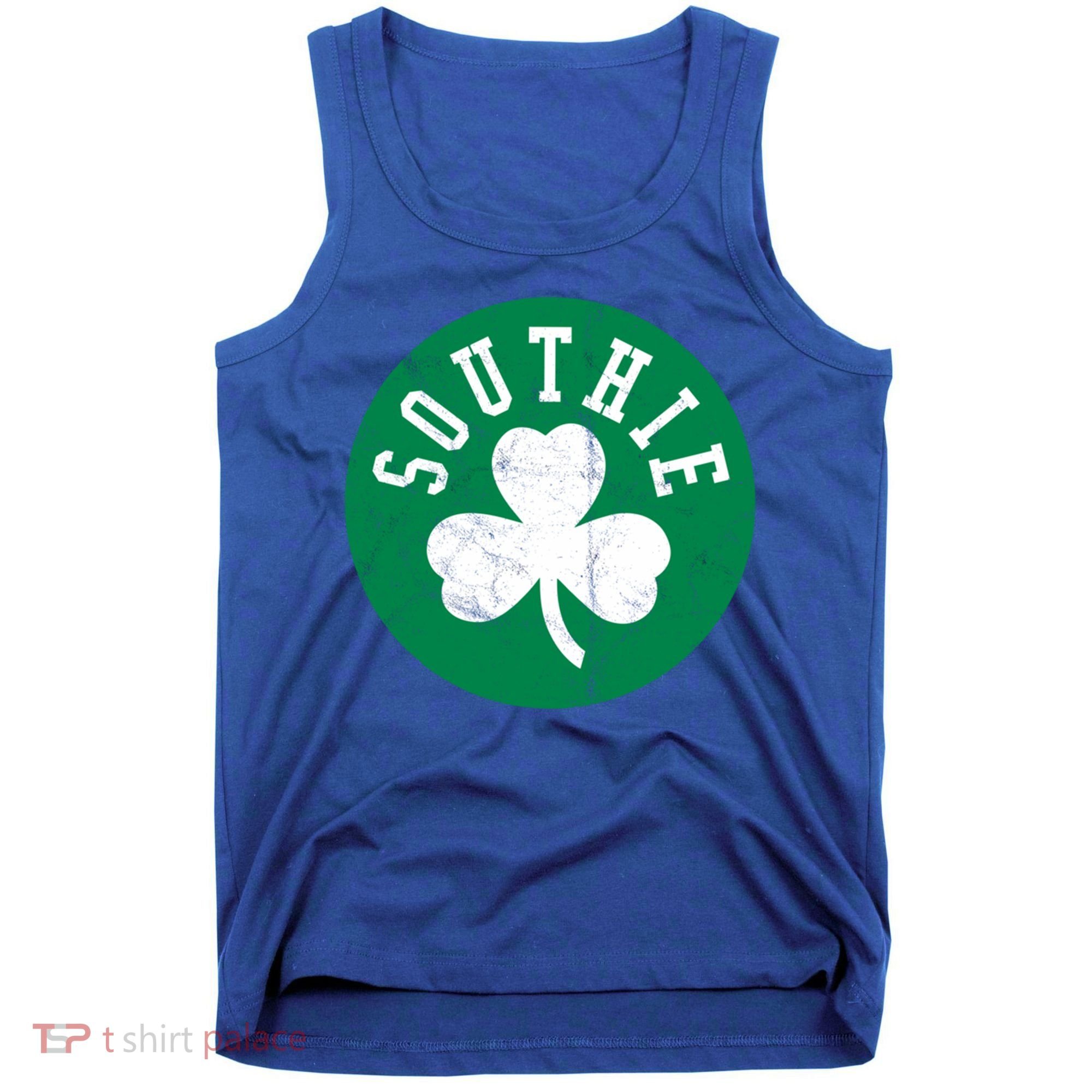 Retro Look Southie Irish St Patricks Day Distressed Gift Tank Top