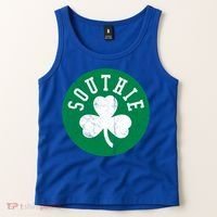 Retro Look Southie Irish St Patricks Day Distressed Gift Tank Top thumb 2
