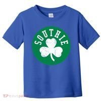 Retro Look Southie Irish St Patricks Day Distressed Gift Toddler T-Shirt thumb 0