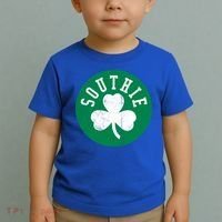 Retro Look Southie Irish St Patricks Day Distressed Gift Toddler T-Shirt thumb 2