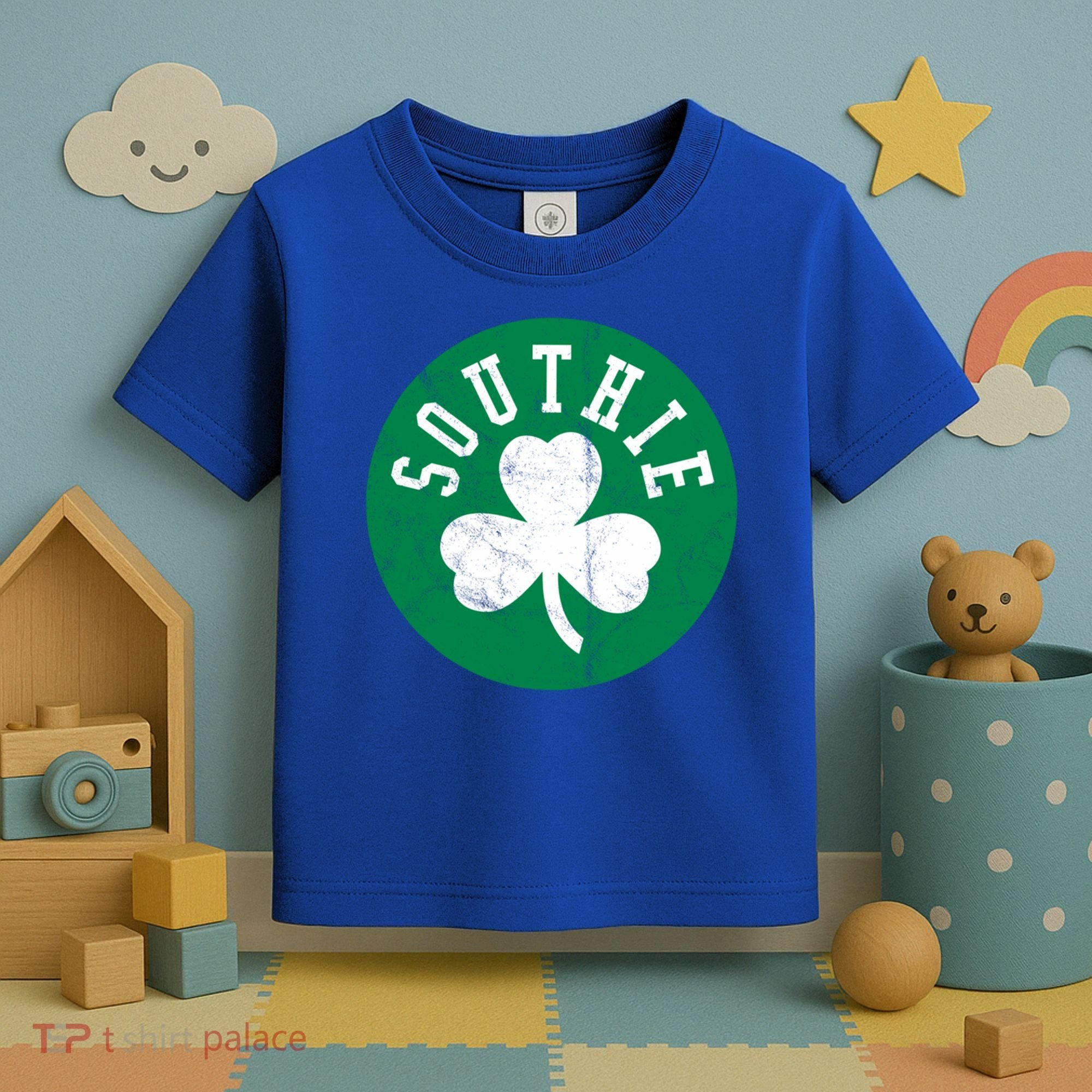 Retro Look Southie Irish St Patricks Day Distressed Gift Toddler T-Shirt