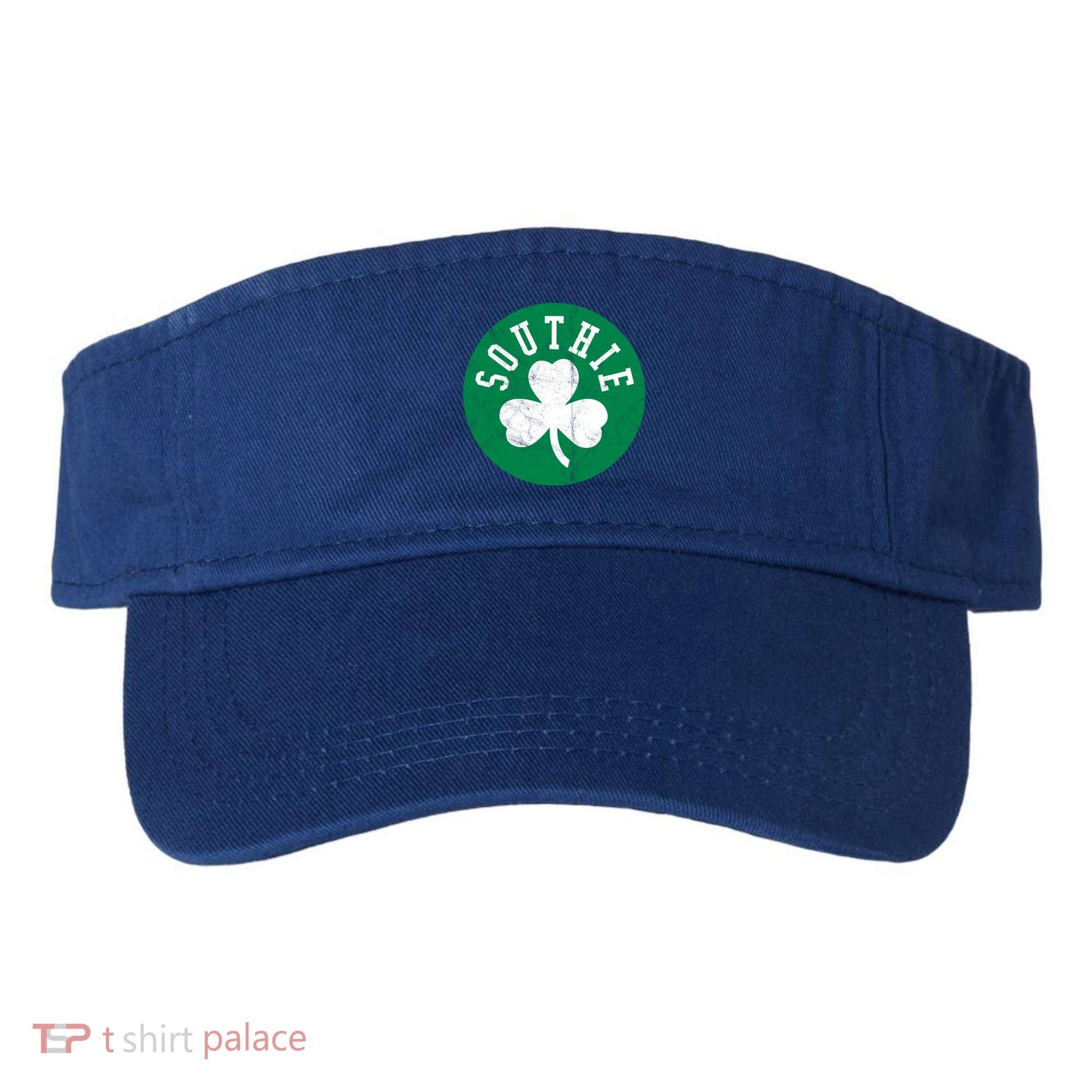 Retro Look Southie Irish St Patricks Day Distressed Gift Visor