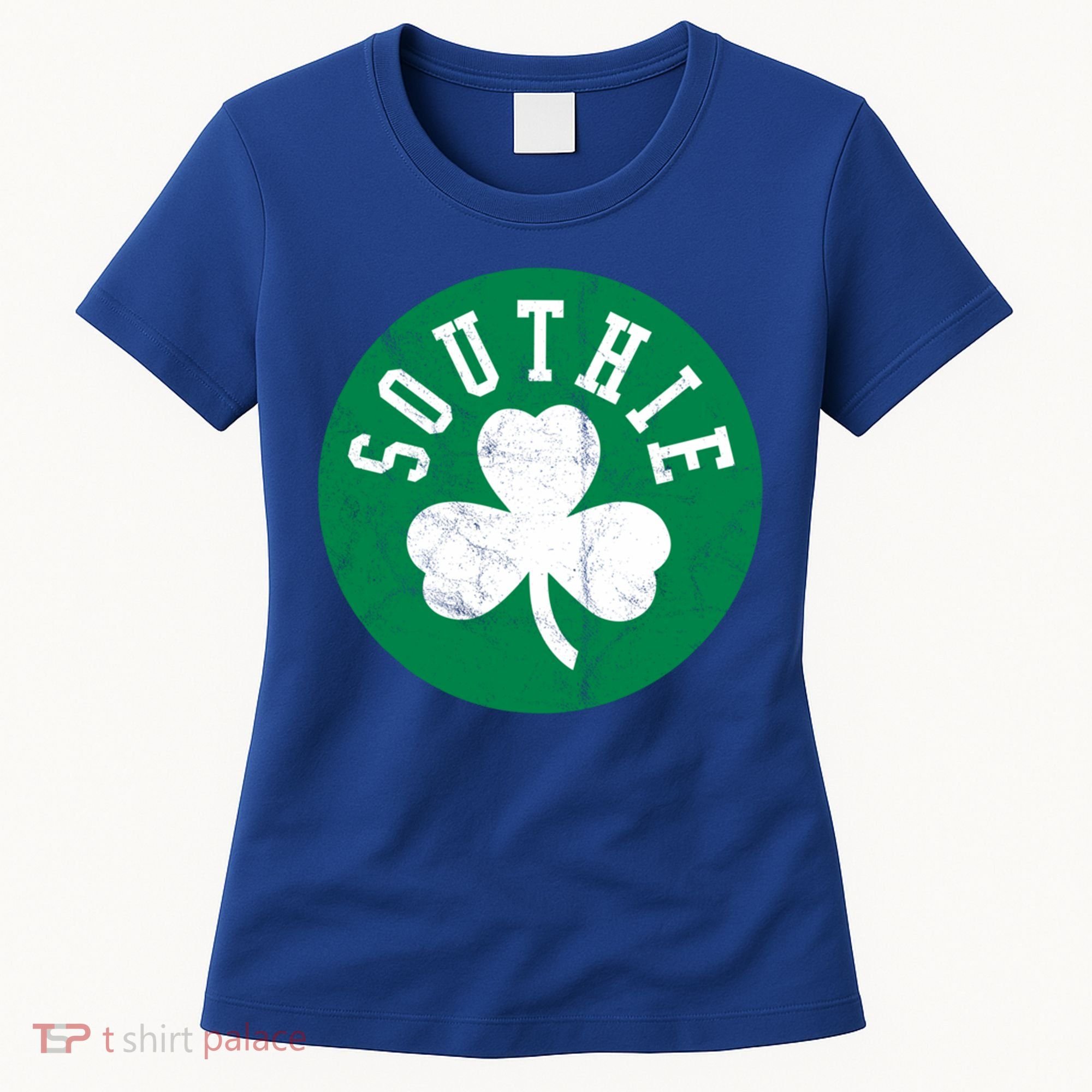 Retro Look Southie Irish St Patricks Day Distressed Gift Women's T-Shirt