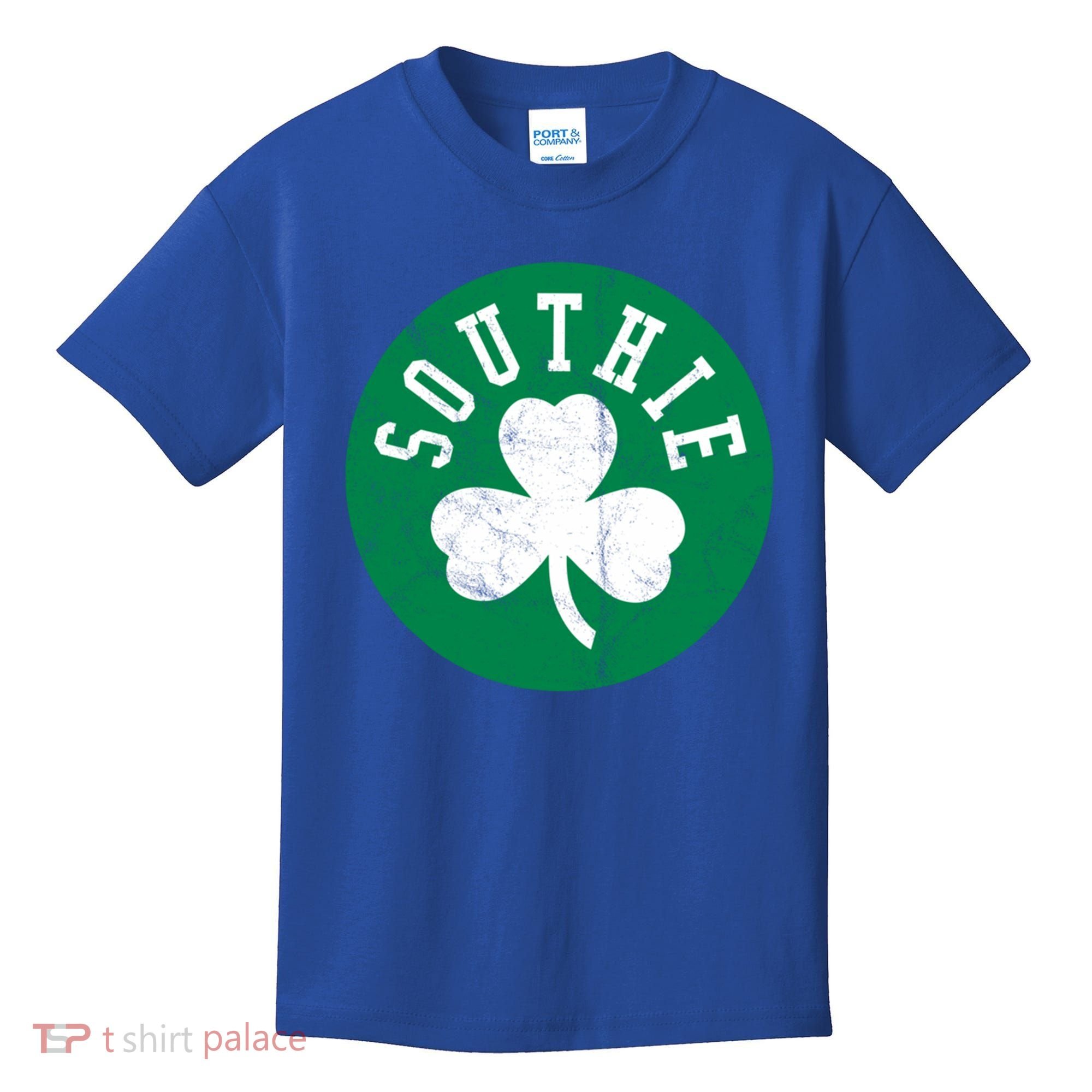 Retro Look Southie Irish St Patricks Day Distressed Gift Kids T-Shirt