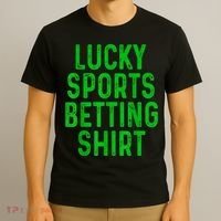 Retro Lucky Sports Betting Funny Gambling Gift Gambler T-Shirt thumb 3