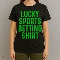Retro Lucky Sports Betting Funny Gambling Gift Gambler T-Shirt thumb 4