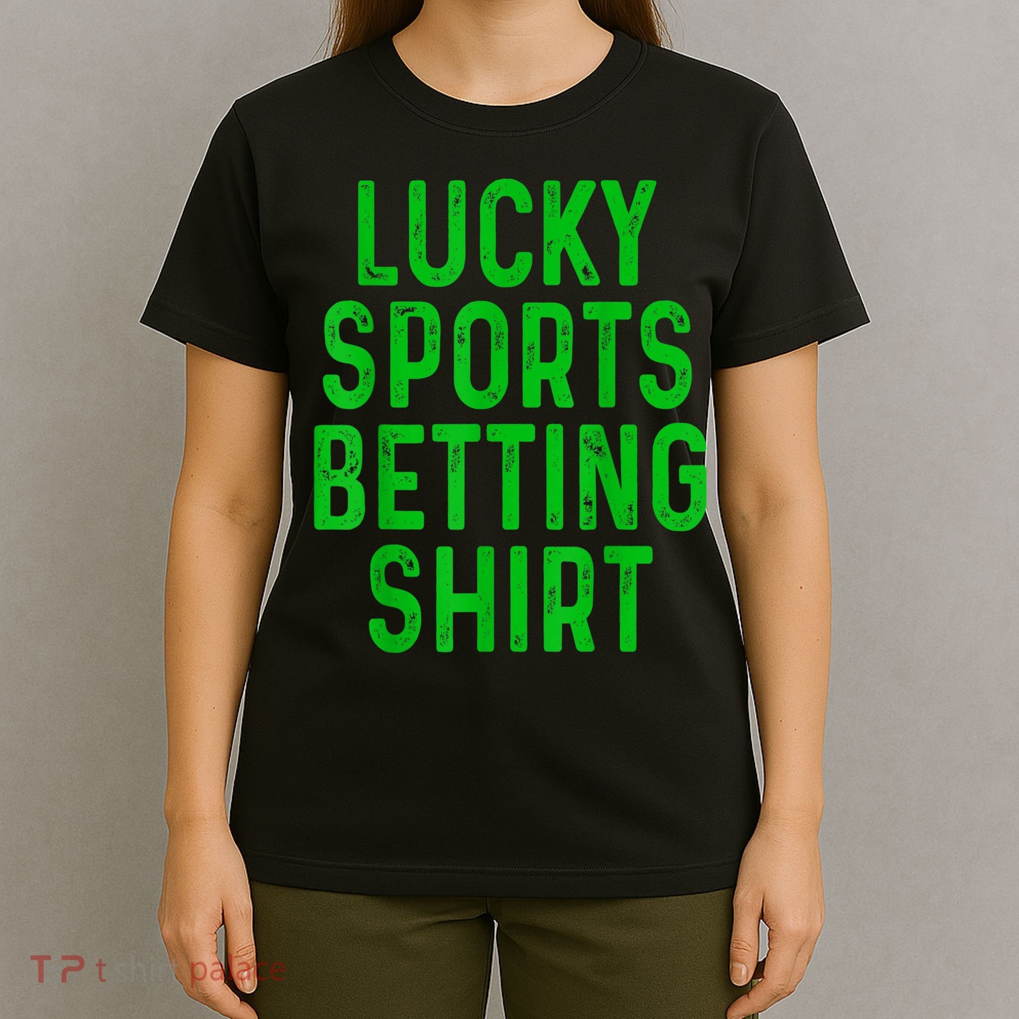 Retro Lucky Sports Betting Funny Gambling Gift Gambler T-Shirt