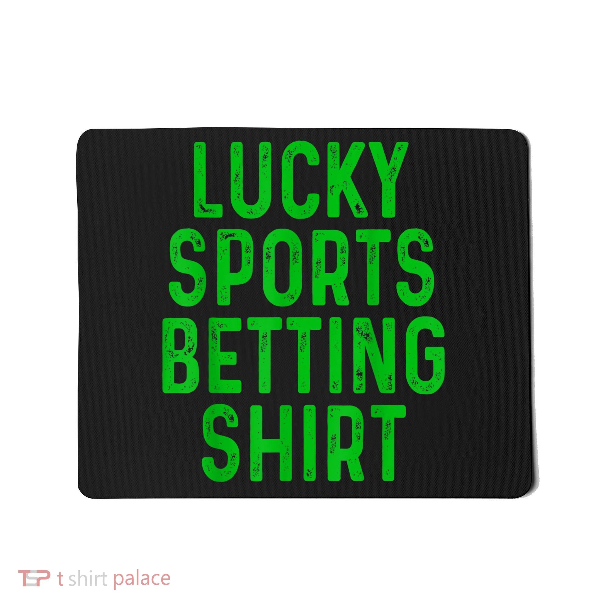 Retro Lucky Sports Betting Funny Gambling Gift Gambler Mousepad