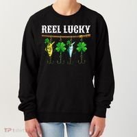 Reel Lucky St Patrick’s Day Fishing Women's Sweatshirt thumb 0