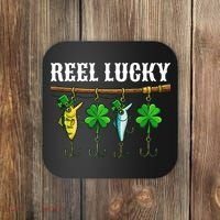 Reel Lucky St Patrick’s Day Fishing Coaster thumb 0