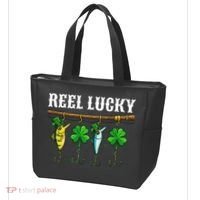 Reel Lucky St Patrick’s Day Fishing Tote Bag thumb 3