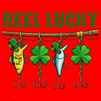 Reel Lucky St Patrick’s Day Fishing Santa Hat thumb 1