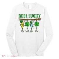 Reel Lucky St Patrick’s Day Fishing Long Sleeve Shirt thumb 0