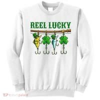 Reel Lucky St Patrick’s Day Fishing Sweatshirt thumb 0
