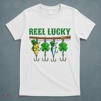 Reel Lucky St Patrick’s Day Fishing T-Shirt thumb 5