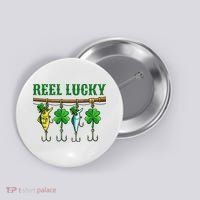Reel Lucky St Patrick’s Day Fishing Button thumb 0