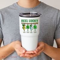 Reel Lucky St Patrick’s Day Fishing Tumbler thumb 2