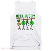 Reel Lucky St Patrick’s Day Fishing Tank Top thumb 0