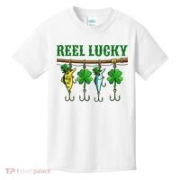 Reel Lucky St Patrick’s Day Fishing Kids T-Shirt thumb 0