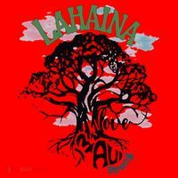Retro Lahaina Strong Love Maui Support Hawaii Trees Santa Hat thumb 1
