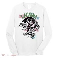 Retro Lahaina Strong Love Maui Support Hawaii Trees Long Sleeve Shirt thumb 0