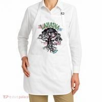 Retro Lahaina Strong Love Maui Support Hawaii Trees Apron thumb 2