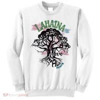 Retro Lahaina Strong Love Maui Support Hawaii Trees Sweatshirt thumb 0