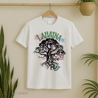 Retro Lahaina Strong Love Maui Support Hawaii Trees T-Shirt thumb 2