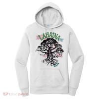 Retro Lahaina Strong Love Maui Support Hawaii Trees Women's Hoodie thumb 0