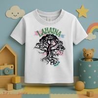 Retro Lahaina Strong Love Maui Support Hawaii Trees Toddler T-Shirt thumb 3