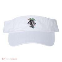 Retro Lahaina Strong Love Maui Support Hawaii Trees Visor thumb 0