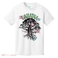 Retro Lahaina Strong Love Maui Support Hawaii Trees Kids T-Shirt thumb 0
