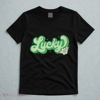 Retro Lucky St Patricks Day Irish Clover T-Shirt thumb 5