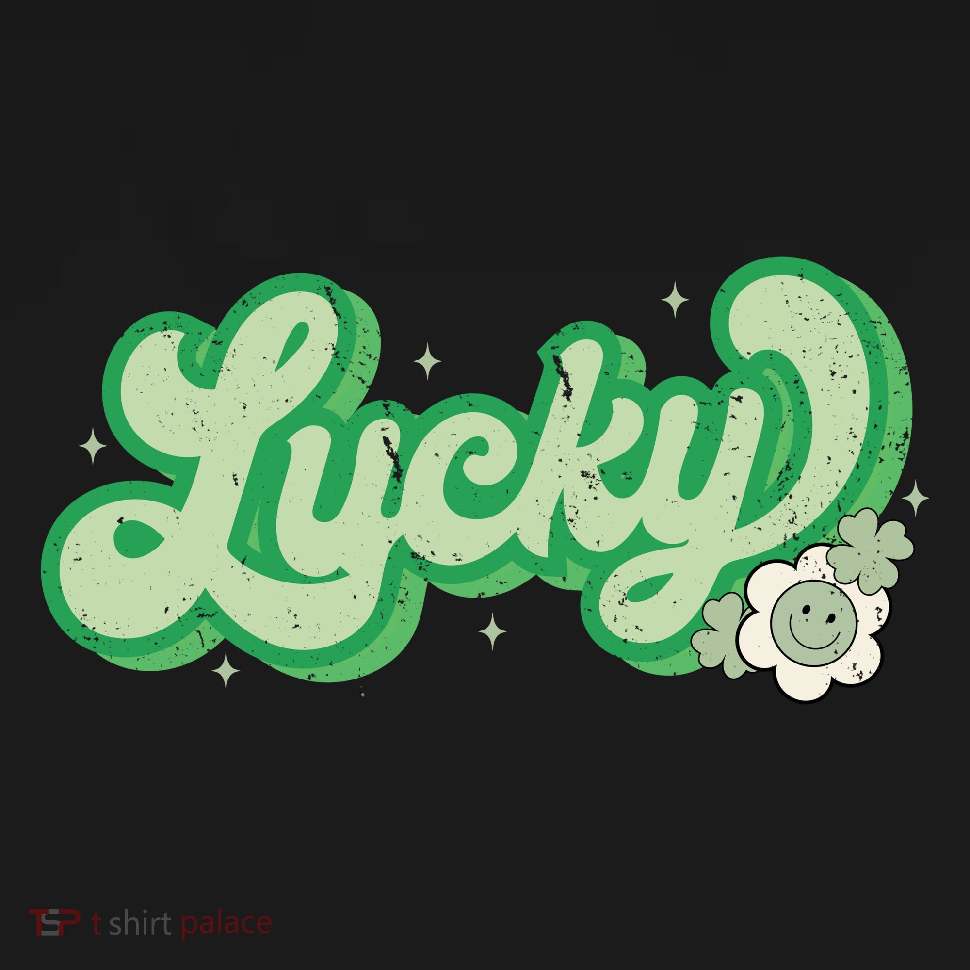 Retro Lucky St Patricks Day Irish Clover Pajama Set