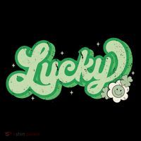 Retro Lucky St Patricks Day Irish Clover Women's Hoodie thumb 2