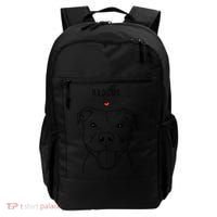 Rescue Love Smiling Pit Bull Pittie Pitbull Mom Dog Lover Great Gift Backpack thumb 0