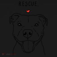 Rescue Love Smiling Pit Bull Pittie Pitbull Mom Dog Lover Great Gift Drawstring Bag thumb 2