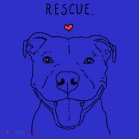 Rescue Love Smiling Pit Bull Pittie Pitbull Mom Dog Lover Great Gift Sweatshirt thumb 3