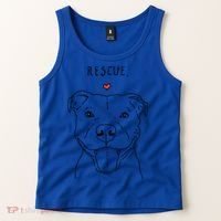 Rescue Love Smiling Pit Bull Pittie Pitbull Mom Dog Lover Great Gift Tank Top thumb 2