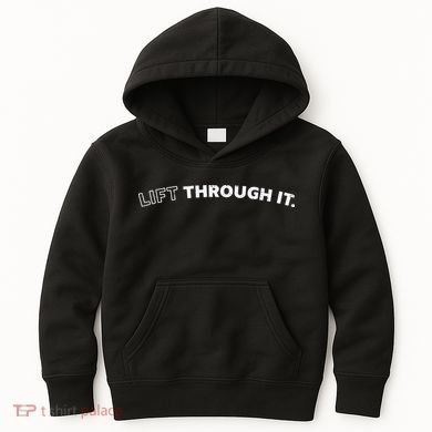 Retro Lift Through It Gift Kids Hoodie