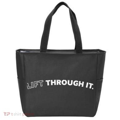 Retro Lift Through It Gift Tote Bag