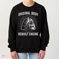 Rebuilt Lung Transplant Survivor Lung Transplant Recovery Women's Sweatshirt thumb 0