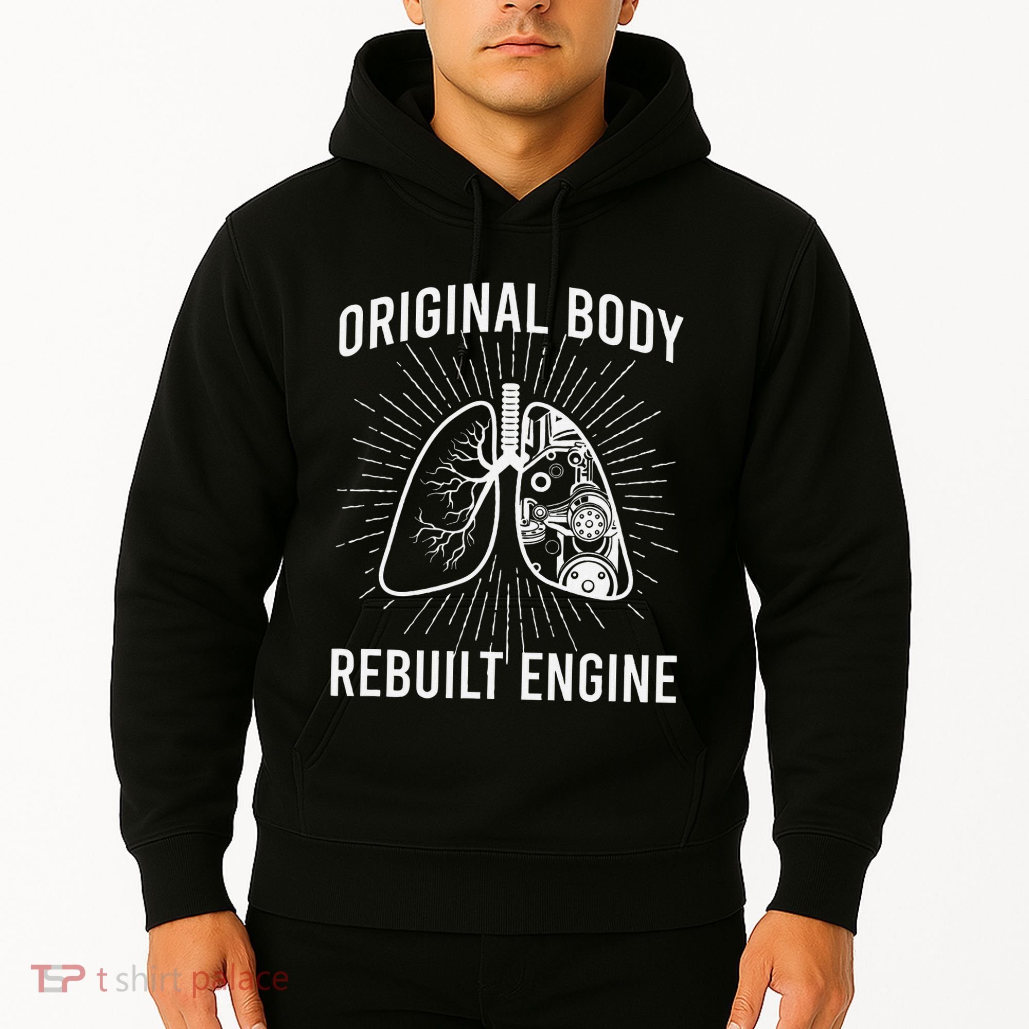 Rebuilt Lung Transplant Survivor Lung Transplant Recovery Hoodie