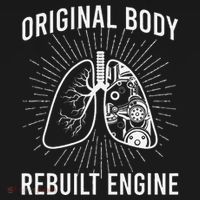 Rebuilt Lung Transplant Survivor Lung Transplant Recovery Long Sleeve Shirt thumb 2