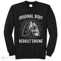 Rebuilt Lung Transplant Survivor Lung Transplant Recovery Sweatshirt thumb 0