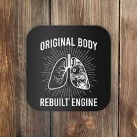 Rebuilt Lung Transplant Survivor Lung Transplant Recovery Coaster thumb 0