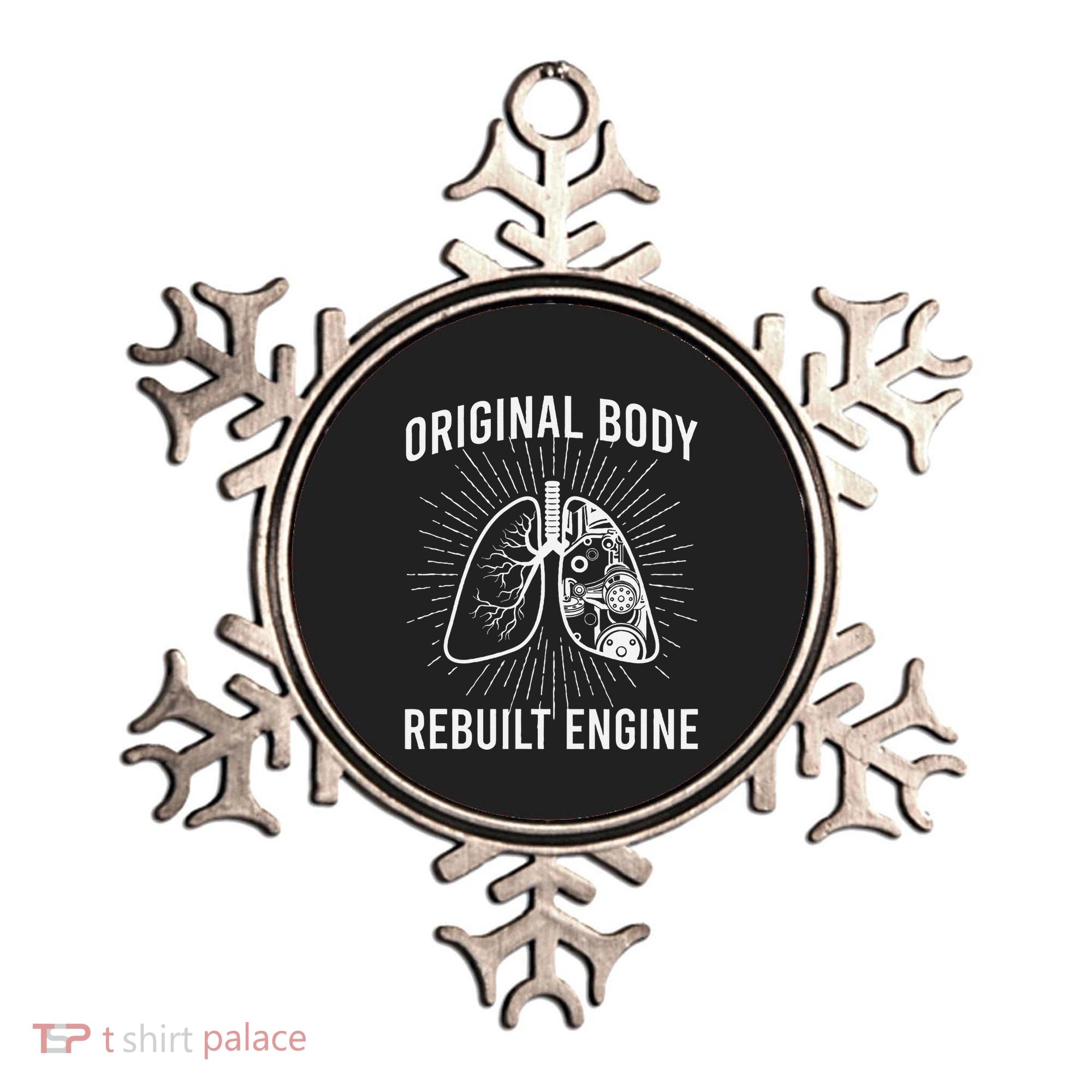 Rebuilt Lung Transplant Survivor Lung Transplant Recovery Ornament