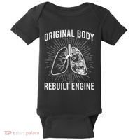Rebuilt Lung Transplant Survivor Lung Transplant Recovery Baby Bodysuit thumb 0