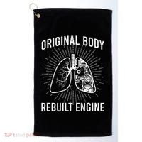 Rebuilt Lung Transplant Survivor Lung Transplant Recovery Golf Towel thumb 0