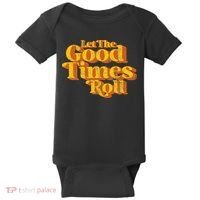 Retro Let The Good Times Roll Baby Bodysuit thumb 0